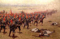 1897年希土戰爭期間的佐莫科斯戰役，作者：福斯托·佐納羅