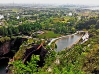 上海辰山植物園礦坑花園