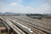 建設中的廣珠城際鐵路