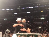 拉里·南斯與兒子小拉里·南斯在2018年NBA扣籃大賽上