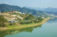 峰福鐵路沿線山水景色