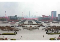 朝鮮慶祝金日成誕辰105周年閱兵