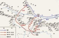 街亭之戰形勢圖