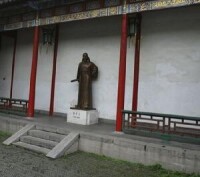 南京市天王府遺址內的洪秀全像