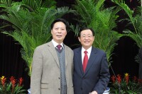 2010年2月王剛親切會見汪國新委員