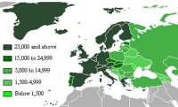 歐洲人均收入詳情