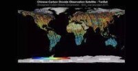 首幅全球二氧化碳分布圖