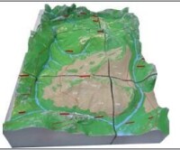 鄂爾多斯盆地地形模型