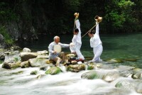 蒙頂山茶道“龍行十八式”圖片