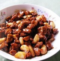 黑蒜子牛肉粒