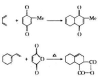 Diels-Alder反應應用於環狀有機物合成