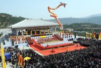 祭黃帝陵場景