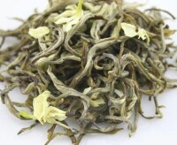 茉莉花茶[茶葉吸收茉莉花香而製成的茶葉]