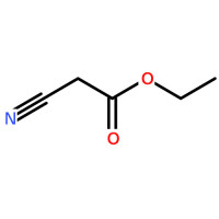 氰乙酸乙酯結構圖