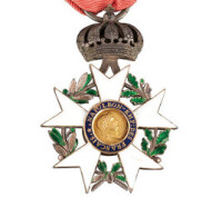獲頒授榮譽軍團騎士級勳章