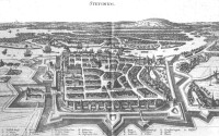 1642年時的什切青城防體系