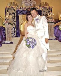 朱凱婷與飛機師男友Dickens Lam結婚