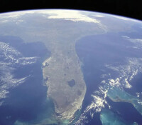 太空拍的美國佛羅里達州