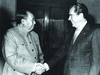 毛澤東與尼克松進行會見和會談