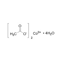 乙酸鈷的分子結構圖