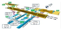 呼家樓站站內立體圖（10號線）