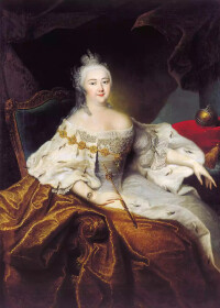 伊麗莎白·彼得羅芙娜坐像