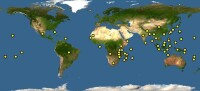 非洲大蝸牛分布圖