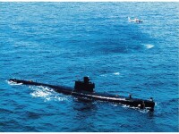 033型潛艇在演習中