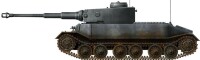 象式坦克殲擊車原型車設計圖