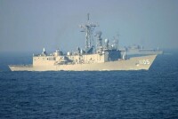 駐左營基地的台海軍成功級繼光號護衛艦