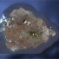 阿森松島衛星圖片
