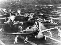 珍珠港作戰時翔鶴號上的攻擊機群