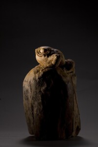黃楊木雕——坐井觀天