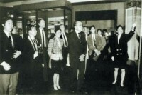 尼克松參觀深圳博物館