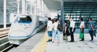 2013年7月1日，紹興北站停靠的第一趟列車G7503次