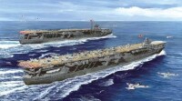 1942年5月27日在柱島泊地的利根，在為中途島海戰準備