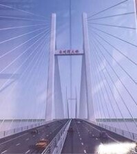 台州灣大橋模型