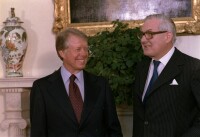 1978年會見美國總統卡特