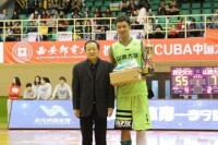 山西大學中鋒江楠榮膺19屆CUBA西北賽區MVP