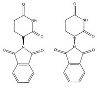 反應停分子的兩種手性異構體