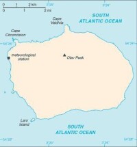 布韋島地圖