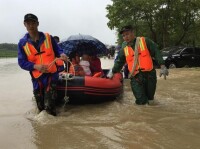 小井至大源路段被淹沒