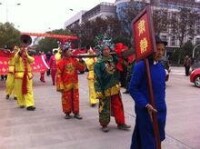 存於縉雲上坪村的胡深寶刀（祭拜活動）