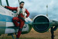 Poe Dameron and T-70 X-wing Starfighter