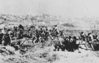 平型關戰鬥中八路軍戰士與日軍展開肉搏