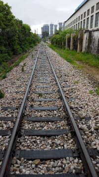 昆明市米軌鐵路。石咀段