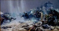 油畫《北京保衛戰》
