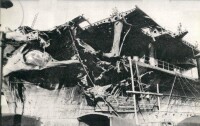 珊瑚海海戰中翔鶴號受損情況