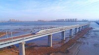 濟青高速鐵路跨膠州灣特大橋