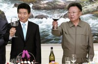 盧武鉉與朝鮮領導人金正日